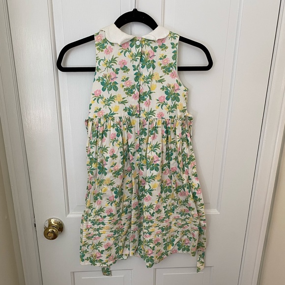 VINTAGE Girl’s Floral Laura Ashley Dress Size 6 Cottagecore Farmhouse Style - Picture 3 of 8